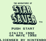Adventures of Star Saver box art for GameBoy